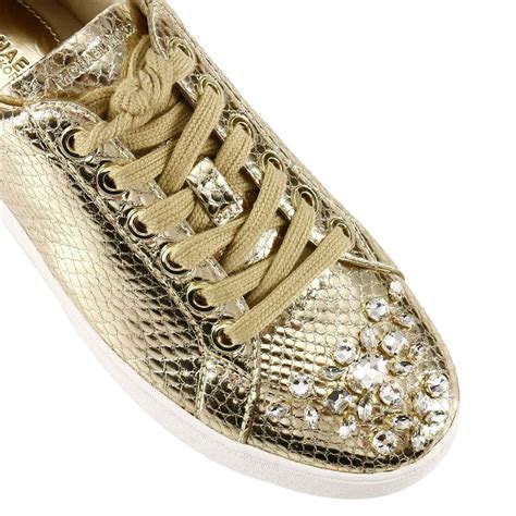 gold michael kors sneakers|zappos Michael Kors sneakers.